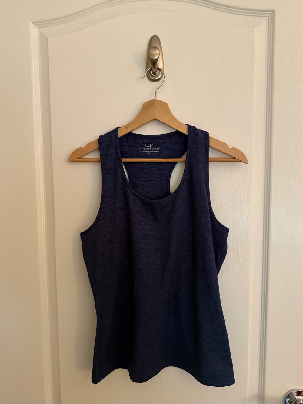 Vineyard Vines Navy Racerback Scoop Tank
